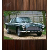 Металлическая табличка Aston Martin DB4 Vantage
